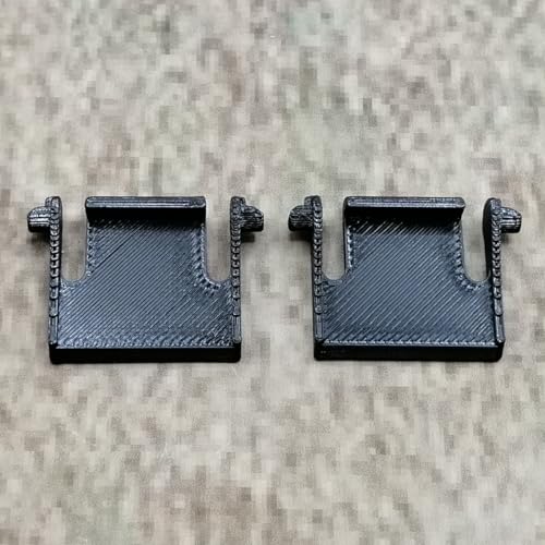 ULEIVA 1 Paar (2 Stck) Ersatz Tastaturfüße Schwarz kompatibel mit Corsair K55 RGB und K55 RGB PRO Tastatur Ersatzteil Tastaturständer Füße Keybord von ULEIVA