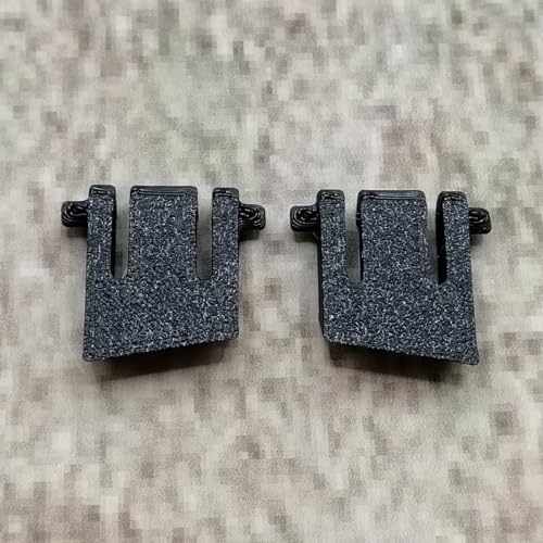 ULEIVA 1 Paar (2 Stck) Ersatz Tastaturfüße Schwarz kompatibel mit Corsair K63 K65 K70 K95 Tastatur Ersatzteil Tastaturständer Füße Keybord von ULEIVA