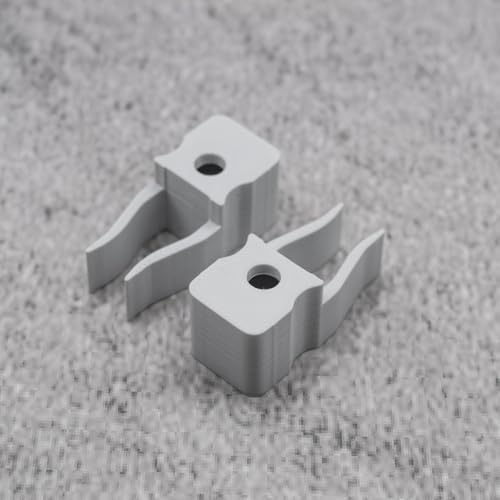 ULEIVA 2 Stck Ersatz Schiebetür Stopper Grau kompatibel mit IKEA Pax Hasvik Grimo Schrank Türstopper 128866 (Grau) von ULEIVA
