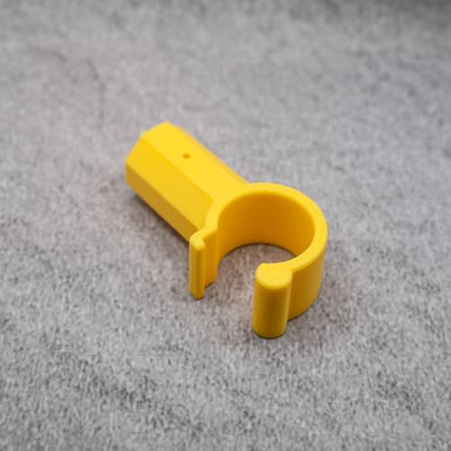 ULEIVA Ersatz Dachfenster Haken Gelb kompatibel mit Velux Teleskopstange Fenster Öffner Bedienstange Aufsatz Stangenhaken (Gelb) von ULEIVA