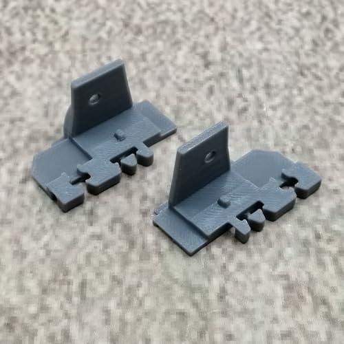 ULEIVA Ersatz Endkappe 2 Stck Grau kompatibel mit Velux Rollo 948595 DKL DG DJ RFL (Grau) von ULEIVA