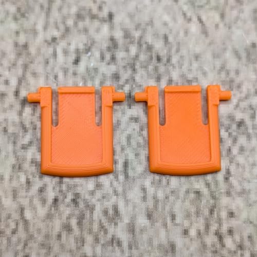 ULEIVA Ersatz Tastaturfüße 1 Paar (2 Stck) kompatibel mit Cherry DW5100 Tastatur Ersatzteil Tastaturständer Keybord Füsse (Orange) von ULEIVA