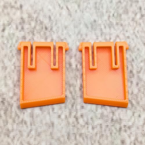 ULEIVA Ersatz Tastaturfüsse Orange 1 Paar (2 Stck) kompatibel mit Logitech G213 Tastatur Ersatzteil Tastaturständer Keybord Füsse (Orange) von ULEIVA