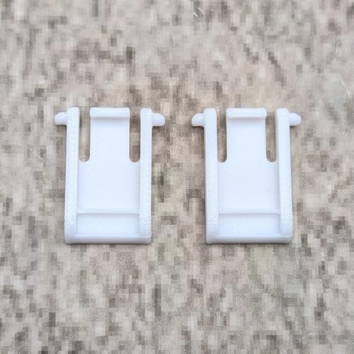 ULEIVA Ersatz Tastaturfüsse Weiss 1 Paar (2 Stck) kompatibel mit Logitech K120 Tastatur Ersatzteil Tastaturständer Keybord Füsse (Weiss) von ULEIVA