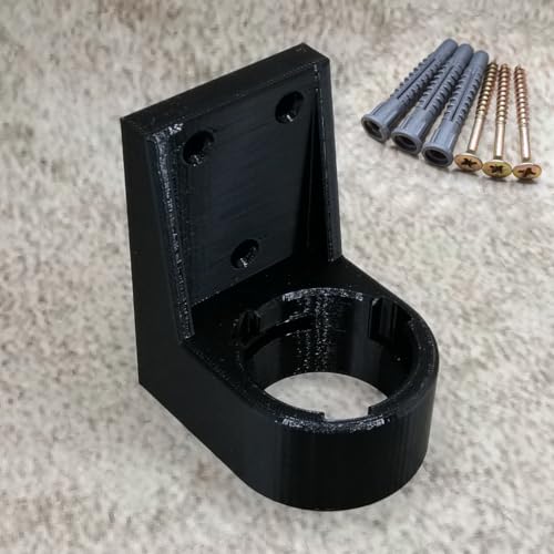 ULEIVA Wandhalterung Schwarz kompatibel mit Ecovacs GOAT G1 Mähroboter Halter zu Sender (Schwarz) von ULEIVA