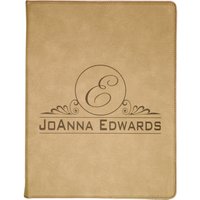 Personalisiertes Leder-Portfolio Mit Notizblock - Sie Wählen Farbe Und Design von ULEKstore