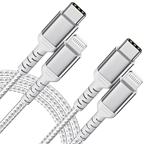 ULIFTUS USB C Lightning Kabel 2M 2Pack, MFi-Zertifiziert iPhone Ladekabel USB C Nylon Power Delivery Lightning Kabel USB C für 14/14 Pro Max/ 13/13 Pro/12/12 Pro Max/ 11 Pro/X/XS/XR von ULIFTUS