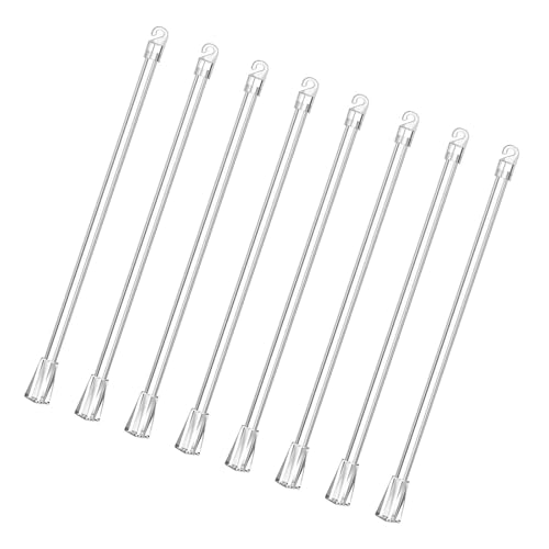 30 cm Klarer Acryl Vertikaler Blindzug Zauberstab Mit Haken Und Grifffenster Vorhang Ersatzstangen Set Aus 2/4/6/8/10 Blindstange Mit Haken Und von ULIJTH