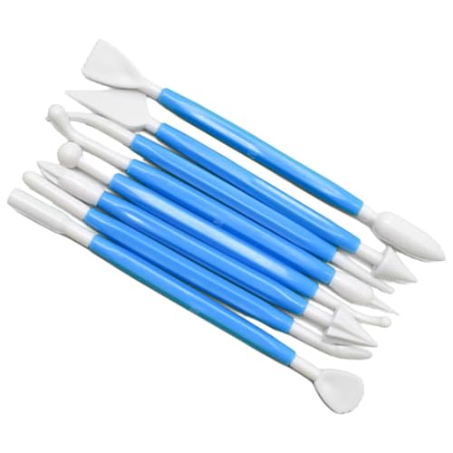 8pcs Kuchen Skulptur Stift Fondant Bildhauerwerkzeug Fondant Cake Cold Tool Schaber Tonmodellierung Skulptur Stift Bildhauerei von ULIJTH