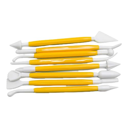 8pcs Kuchen Skulptur Stift Fondant Bildhauerwerkzeug Fondant Cake Cold Tool Schaber Tonmodellierung Skulptur Stift Bildhauerei von ULIJTH