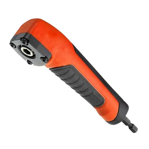90 Grad Winkelschraubendreher Set Adapter Einstellbare Bit Düse Winkelschraubendreher Werkzeug Schraubendreher Ergonomische Bohraufsatzwerkzeug von ULIJTH