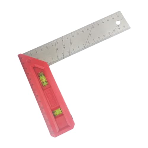 Carpentersquare Edelstahlrahmen Framings Quadrat L. Lineal L Framings Werkzeug Carpentry Mit Blasenebene Kombination Holzbearbeitung von ULIJTH