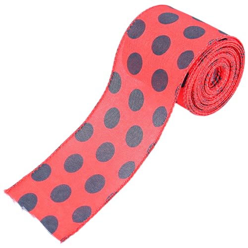 Drahtrandbänder Polkas Punkte Stoff Ribbon Handwerk Dekorativ Für Die Verpackung Party Dekorationen Haarbögen Drahtrandbänder Polkas Punkte Stoff Ribbon Handwerk Dekorativ Für Die Verpackung Party Dekorationen Haarbögen von ULIJTH