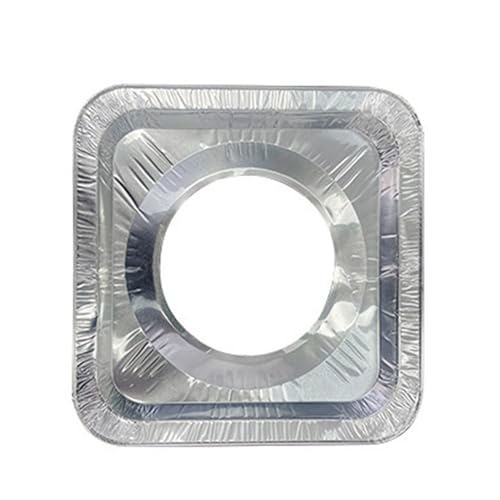 Einweggase Gase Brenner Liner Runden/quadratische Aluminiumfolien Herdbrenner Decken Herd Labber Liner Schutzstab von ULIJTH