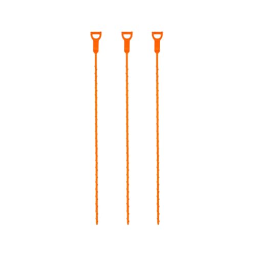 Flexibler Rohr-Haarreiniger, Extraktoren-Werkzeug, umgekehrte Widerhaken, Design, Spiralen, Gewinde für Abflussverstopfungen, wiederverwendbar, Badezimmer-Reinigung, Abfluss-Haarreiniger-Werkzeug von ULIJTH