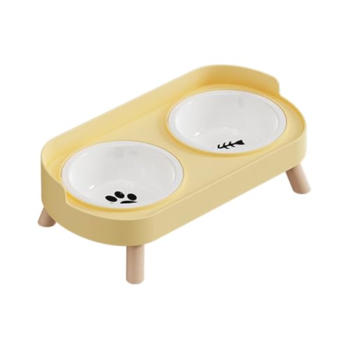 Futternapf aus Keramik, mit leicht zu reinigendem erhöhtem Design, für Hunde und Katzen, Futternapf für Hunde und Katzen von ULIJTH