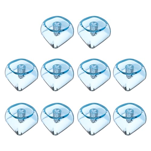 Gaming-Tastaturen, 10 Stück, MOA-Profil, 1U, 1 x transparente Schicht, Kristall-Rohlinge, Hintergrundbeleuchtung, Tastenkappen für mechanische Tastaturen, Kristall-Tastenkappen von ULIJTH