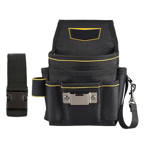 Geräumige 18Pocket Carpenter Tool Bag Professionelle Werkzeug Tool Organisatoren Mit 18 Pockets Sicherer Nähte Und Metallclipkomfort von ULIJTH