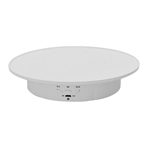 Intelligenter elektrischer drehbarer Display-Ständer mit 3 Geschwindigkeiten, drehbarer Sockel, Schmuckhalter, Batterie/USB-Stromplattform von ULIJTH