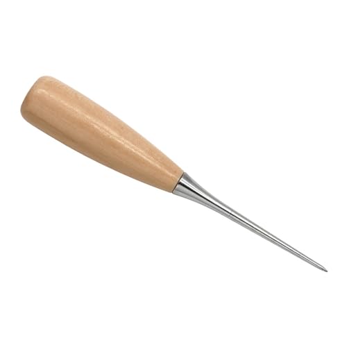Lederwerkzeug Mit Holzgriff Lederloch Werkzeug Praktische Lederbearbeitungstasche Für Präzise Löcher Durch Piercing Nadel von ULIJTH