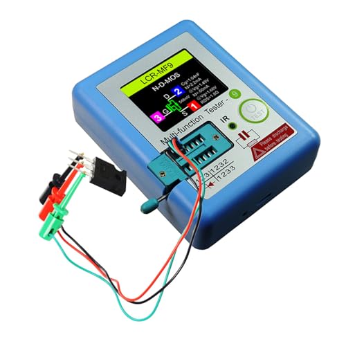 Multifunktions LCRMF9 Transistor Testgerät Einfach Zu Verwendende Transistor Testgeräte Für Elektroniklabor Und Hersteller Cutoff Frequenzanalyse von ULIJTH