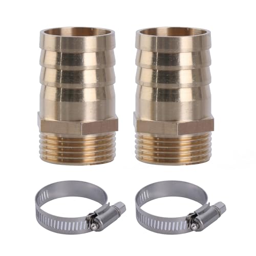 Professionell 1 "Schlauchgelenk Mit Klemmen 1" Männlicher Threadx25mm Düsenschlauchkupplungsset Perfekt Für Anpassungen Freien Professionell 1 "Schlauchgelenk Mit Klemmen 1" Männlicher Threadx25mm Düsenschlauchkupplungsset Perfekt Für Anpassungen Freien von ULIJTH