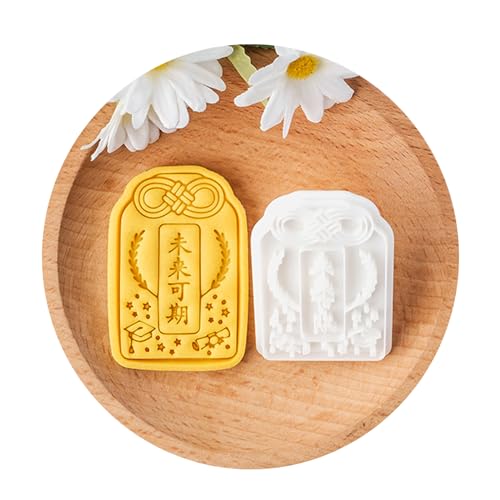 Schöne Muster Keks Embosser Graduierungsthema Keks Backmarken Stempel Geprägte Backformen Für Enthusiasten Dessert Präge Werkzeug von ULIJTH