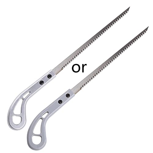 Strapazierfähig für extra lange 22,9 cm Hand zum Beschneiden von Bäumen, Holz, Camping, Tischler, Sägen, Holzbearbeitungswerkzeug zum Schneiden von Ästen, Holzbearbeitung, strapazierfähig, gebogen von ULIJTH