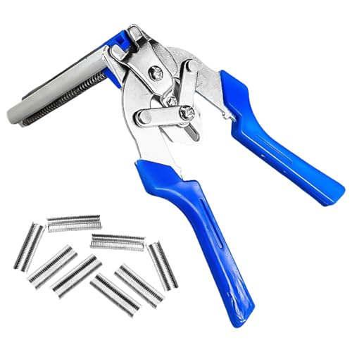 Tierkäfige Bindungszellenzauntool Für Handwerksprojekte Umfassen 600 Fastener M Clips Bequemer Plastikgriff von ULIJTH