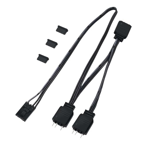 1 Bis 3 4Pin Bis 3Pin Argb Splitter Kabel 5v3p Für HDLL120 Synchronisieren Der Argb Beleuchtung Über Mehrere Lüfter 1 Bis 3 4Pin Bis 3Pin Argb Splitter Kabel 5v3p Für HDLL120 Synchronisieren Der Argb Beleuchtung Über Mehrere Lüfter von ULIJTH