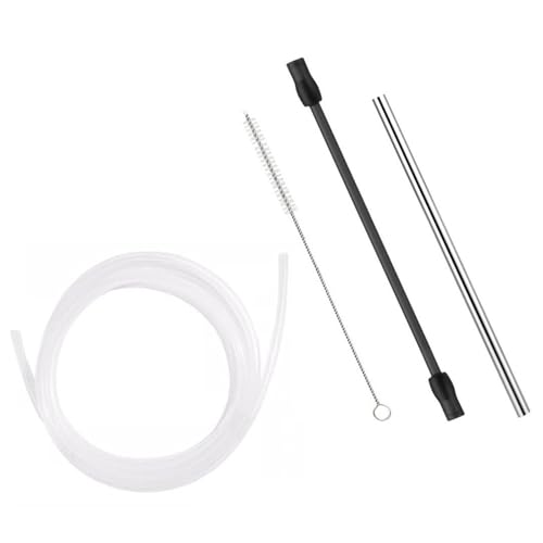 Automatische Kaffeemaschine Milchrohr Set Flexibler Silikonschlauch Edelstahl Kaffeerohr Kaffeemaschinezubehör von ULIJTH