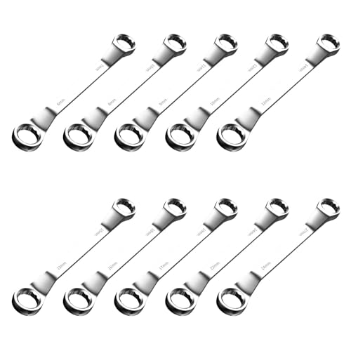 Multifunktional 12 Punkt 45 Grad Offset Double Box Endschlüssel Gehärteter Offset Spanner Finish Constructions Tool Doppelbox End Ratchetingschlüssel Set Multifunktional 12 Punkt 45 Grad Offset Double Box Endschlüssel Gehärteter Offset Spanner Finish Constructions Tool Doppelbox End Ratchetingschlüssel Set von ULIJTH