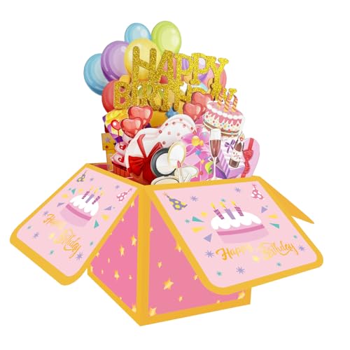 ULIJTH Popup Geburtstagskarten Alles Zum Geburtstag Popup Karten Geburtstagskarte Geburtstagsgeschenk Grußkarten Mit Umschlag Notecards Happy Card ULIJTH Popup Geburtstagskarten Alles Zum Geburtstag Popup Karten Geburtstagskarte Geburtstagsgeschenk Grußkarten Mit Umschlag Notecards Happy Card von ULIJTH