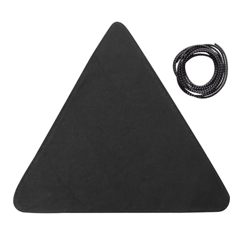 ULIJTH Robustes Stuhl-Set aus Segeltuch, leicht, dreieckig, Hocker, Angelhocker, Reisen, für Camper und Reisende von ULIJTH