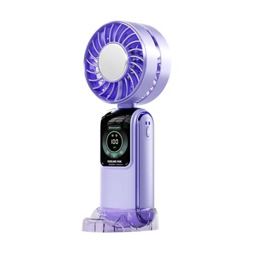 ULIJTH Ruhige Handheld Fan 3600mah Leistungsstarker Fan Ruhige Lüfter Tragbare Fan Abs Textur Geeignet Für Schlafzimmer Büro Und Schule Nutzung Stille Fan von ULIJTH