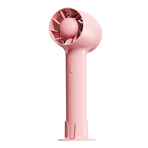 ULIJTH Tragbarer USB Wiederaufladbarer Taschenlüfter Handheld Fan Kühlung Desktop Elektrischer USB Lüfter Mit Lüfterstand Für Home Travel Desktop Kleine Lüfter von ULIJTH