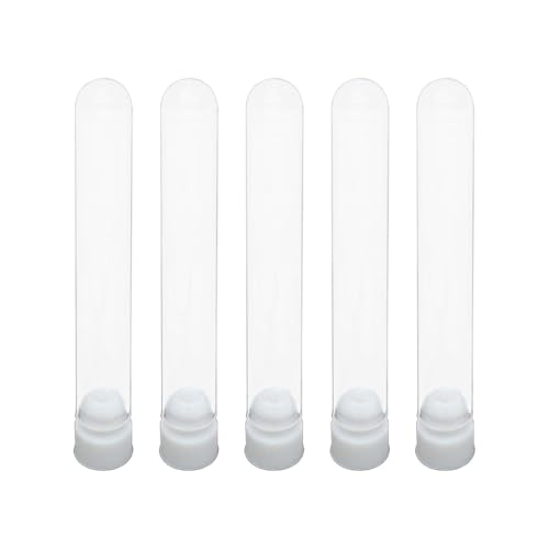 Wiederverwendbare Zentrifugenröhrchen mit auslaufsicherer Schutzkappe für Studenten, Lehrer, Schule, Labortests, Metall, Faltklammern, Papierklemmen, Federklemmen, Ordner, 50 Stück von ULIJTH