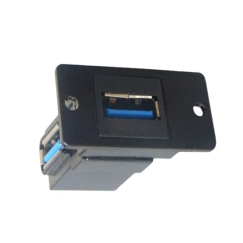 Zwei Ended USB 3.0 Unterputz-Anschlüsse, 5 Gbit/s, Lade-Datenanschluss, nicht löten erforderlich, für Computer, Mediengeräte, schwarzer Panel-Mount-USB-Anschluss Zwei Ended USB 3.0 Unterputz-Anschlüsse, 5 Gbit/s, Lade-Datenanschluss, nicht löten erforderlich, für Computer, Mediengeräte, schwarzer Panel-Mount-USB-Anschluss von ULIJTH