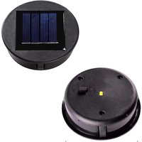 Ulisem - 2 Stück Ersatz Top Solar Laterne Licht Solarpanel Licht Abdeckung mit LED-Lampe, diy Solar Laterne für Outdoor-Garten Dekor Ulisem - 2 Stück Ersatz Top Solar Laterne Licht Solarpanel Licht Abdeckung mit LED-Lampe, diy Solar Laterne für Outdoor-Garten Dekor von ULISEM