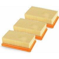 3er-Pack Ersatz-Flachfaltenfilter für Karcher MV4 MV5 MV6 WD4 WD5 WD6, WD4P WD5P WD6P Nass-Trockensauger – ersetzt 2.863-005.0 f - Ulisem von ULISEM