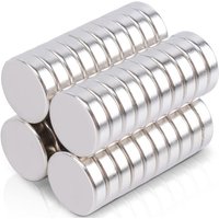 40 Stück kleine 12 mm x 3 mm Neodym-Magnete, starke Magnete, Magnete für Magnettafel, Kühlschrank, Whiteboard von ULISEM