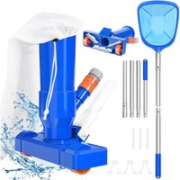 Aspirapolvere per piscina mit Rete pro Fläche des Pools, Kit zur Wartung des Pools Aspirapolvere portable per laghetto, Fontana von ULISEM