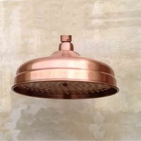 Duschkopf aus Kupfer, Regendusche 8 Zoll Brausekopf aus Edelstahl 304,Regenduschkopf Antik Duschkopf Regendusche 20×20 cm Ulisem von ULISEM