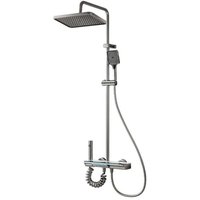Duschsäule in Grau – Höhenverstellbare Duschsäule, 4 Modi, Duschkopf, Strahl, Wasserhahn, Duschkopf - Ulisem Duschsäule in Grau – Höhenverstellbare Duschsäule, 4 Modi, Duschkopf, Strahl, Wasserhahn, Duschkopf - Ulisem von ULISEM
