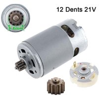 RS550 Gleichstrommotor mit 12 Zähnen – Bürstenmotor – 21 v, plus 1 x 12 Zähne und Service-Bürstenhalter - Ulisem RS550 Gleichstrommotor mit 12 Zähnen – Bürstenmotor – 21 v, plus 1 x 12 Zähne und Service-Bürstenhalter - Ulisem von ULISEM