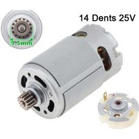 RS550 Zwei-Gang-Gleichstrommotor mit 14 Zähnen - Bürstenmotor - 25 v, plus Service-Bürstenhalter - Ulisem von ULISEM