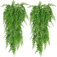 Ulisem - Stück künstliche Hängepflanze, künstliche Wand-Efeublätter für drinnen und draußen, Deko-Grün, Innendekoration, künstliche Ranke für von ULISEM