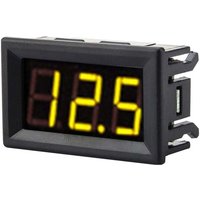 Ulisem - 0,56 Zoll dc 0–30 v Digital-Voltmeter Spannungsprüfer Messgerät Beleuchtete LED-Anzeige 3-adriges Voltmeter mit Verpolungsschutz von ULISEM