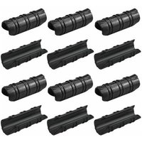 100 Stück Gewächshaus-Clips, 25 mm, Garten-Gewächshaus-Clips, hohe Temperaturbeständigkeit, Gewächshaus-Abdeckungsbefestigung, langlebig, einfach zu von ULISEM