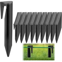 Ulisem 100 Stück Mähroboter-Drahtpfähle, Befestigungspfähle für Begrenzungsdrähte, Haken für Mähroboter, Hakenzubehör für Mähroboter-Begrenzungsdrähte Ulisem 100 Stück Mähroboter-Drahtpfähle, Befestigungspfähle für Begrenzungsdrähte, Haken für Mähroboter, Hakenzubehör für Mähroboter-Begrenzungsdrähte von ULISEM